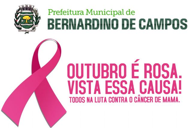 Secretaria de Sade de Bernardino de Campos divulga horrios de atendimento especiais para a campanha Outubro Rosa